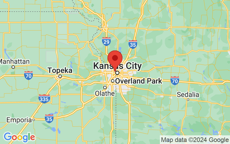 Map of Kansas City, Kansas